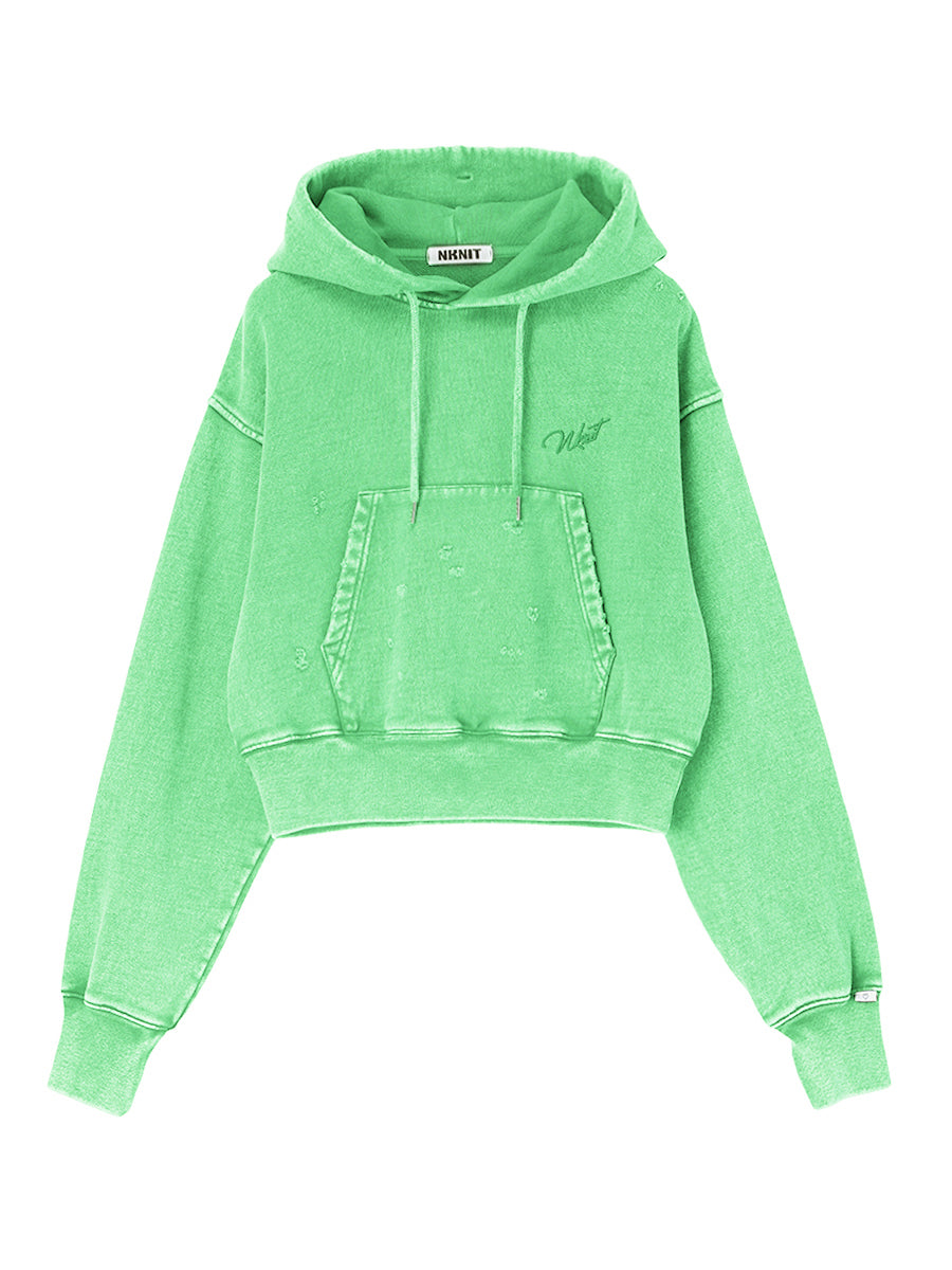 embroidery logo used finish hoodie【mini】