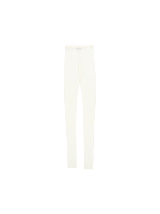 sheer rib KNIT leggings