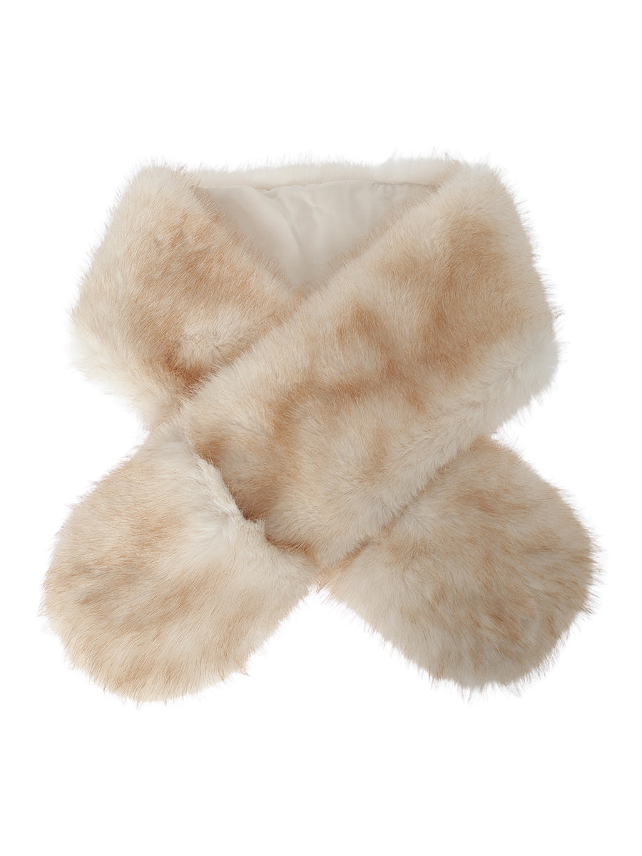 faux fur muffler
