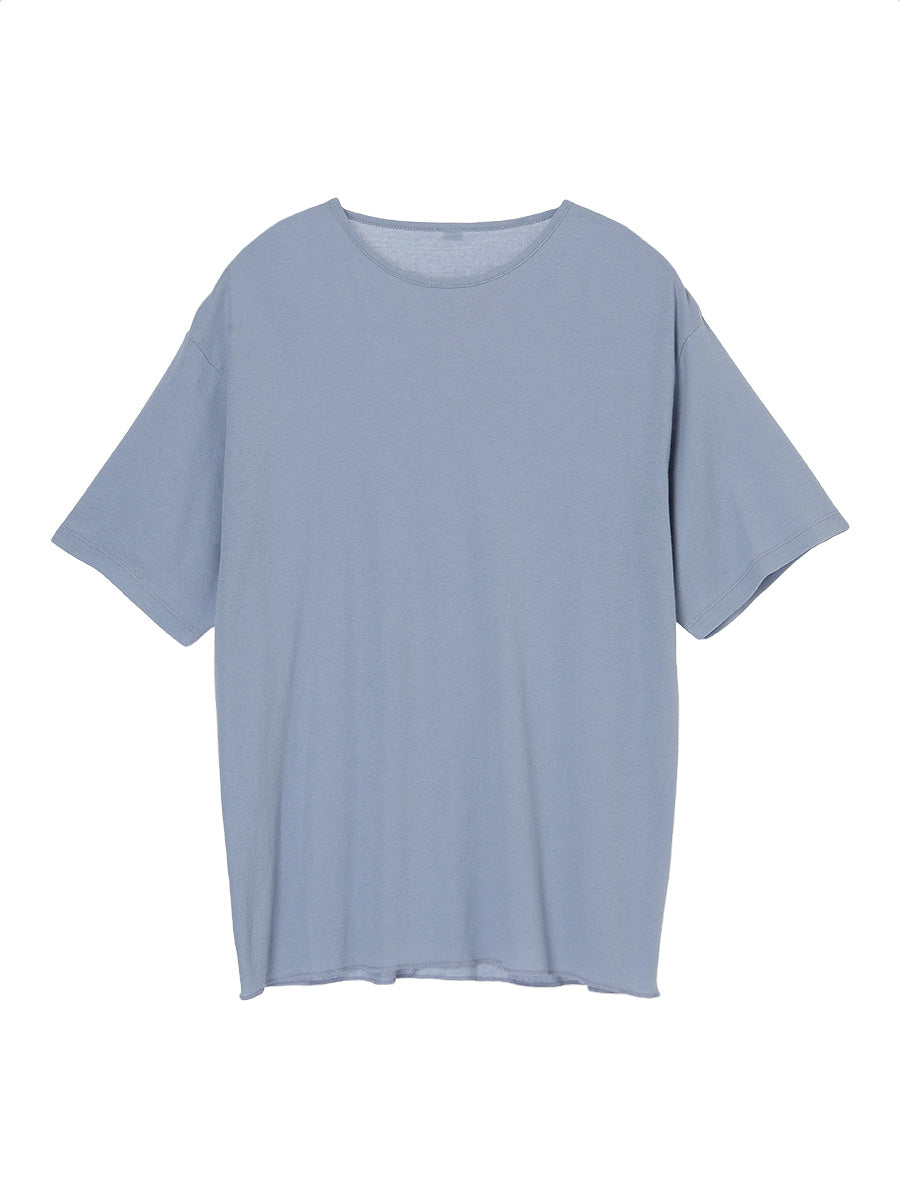 タグ付き NKNIT ンニット コットンカシミアT フリーサイズ cotton/cashmere feathery T-shirt (big) – NKNIT