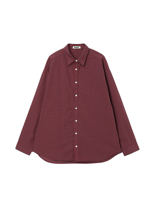 oversized checkered shirt
