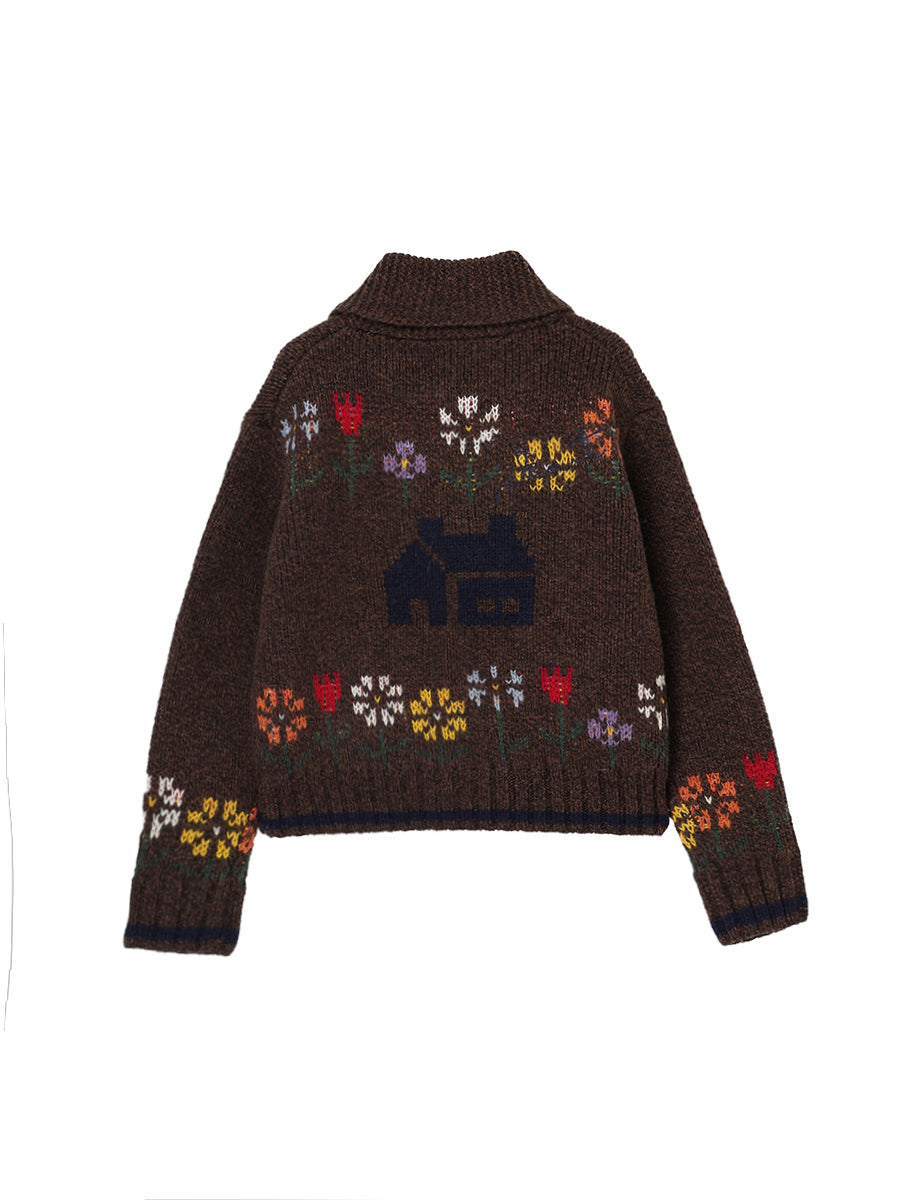 sweet home zip KNIT