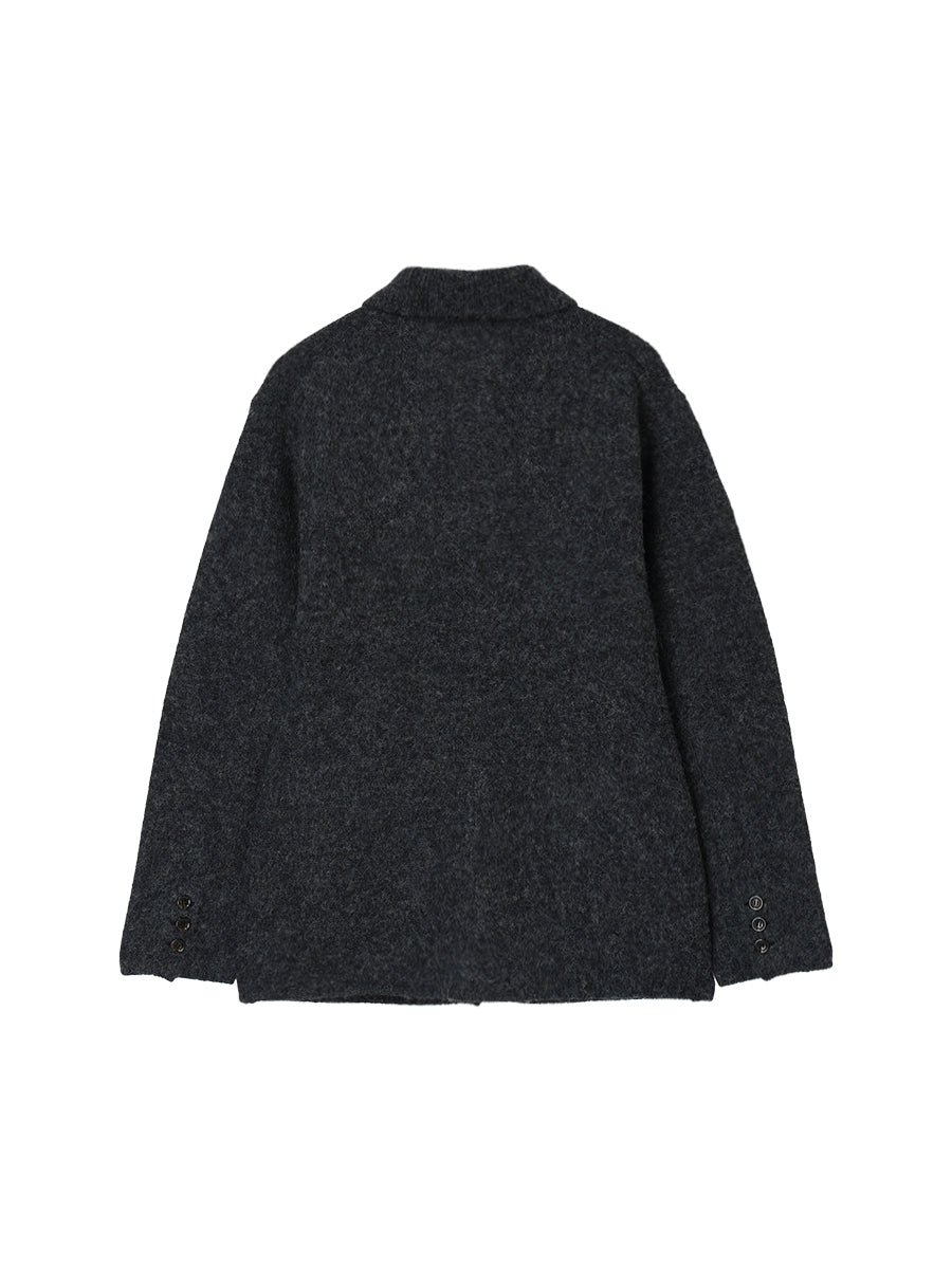 felting KNIT shaped jacket