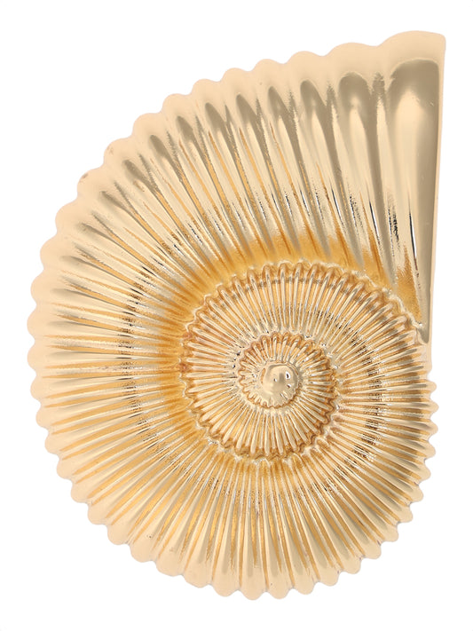 shell logo pierced earrings