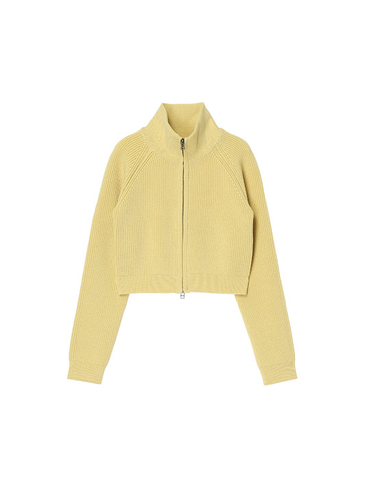 zip-up high neck KNIT【mini】