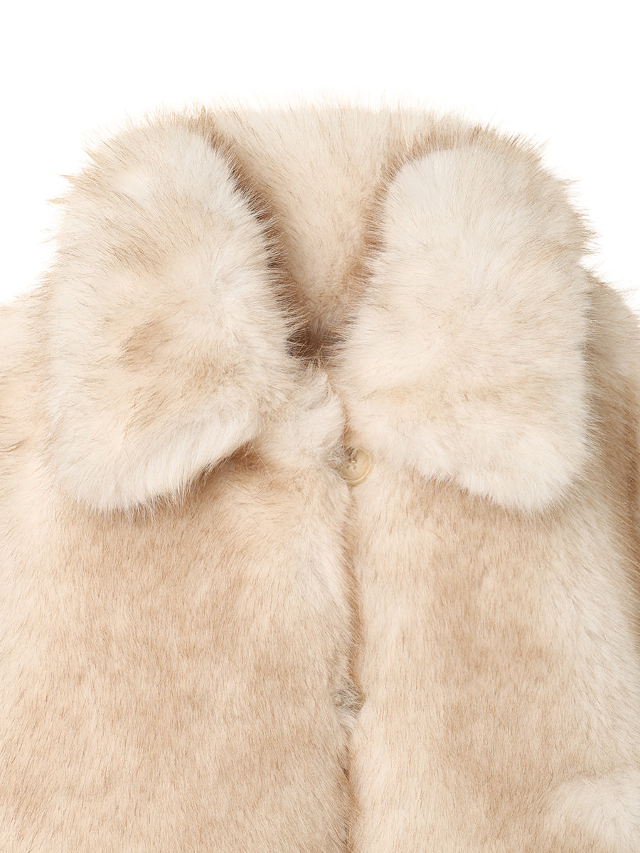 faux fur big jacket
