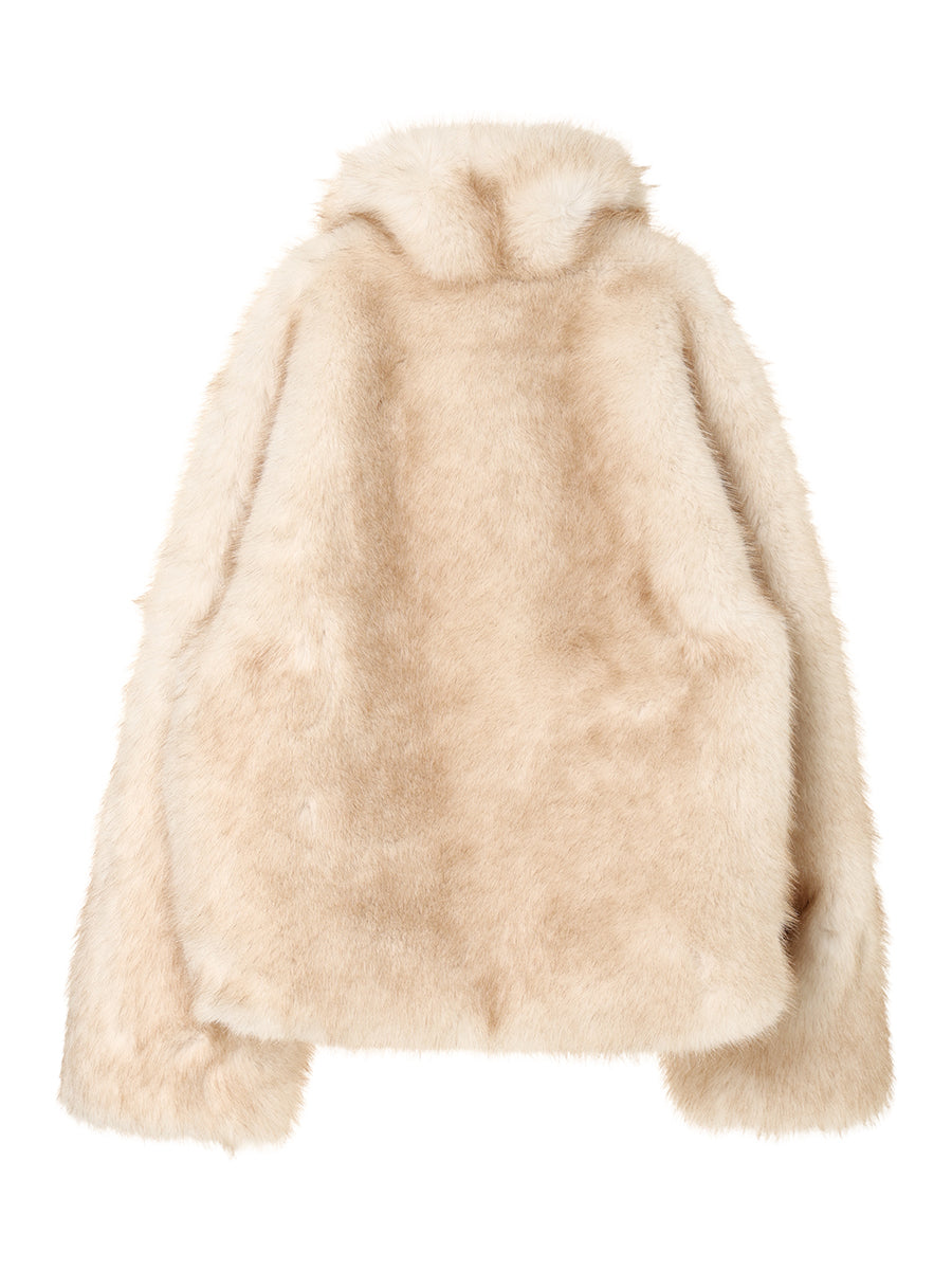 faux fur big jacket