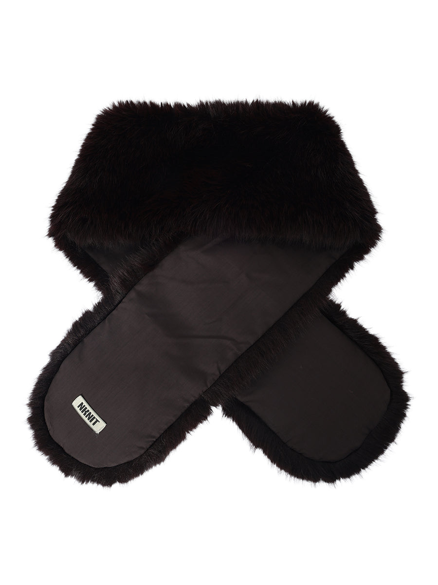 faux fur muffler