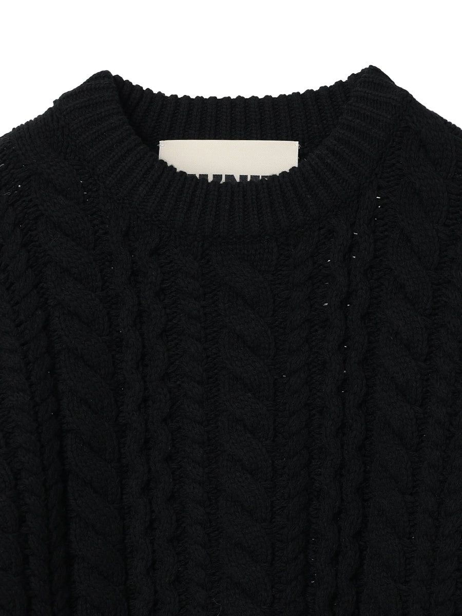 big cable KNIT