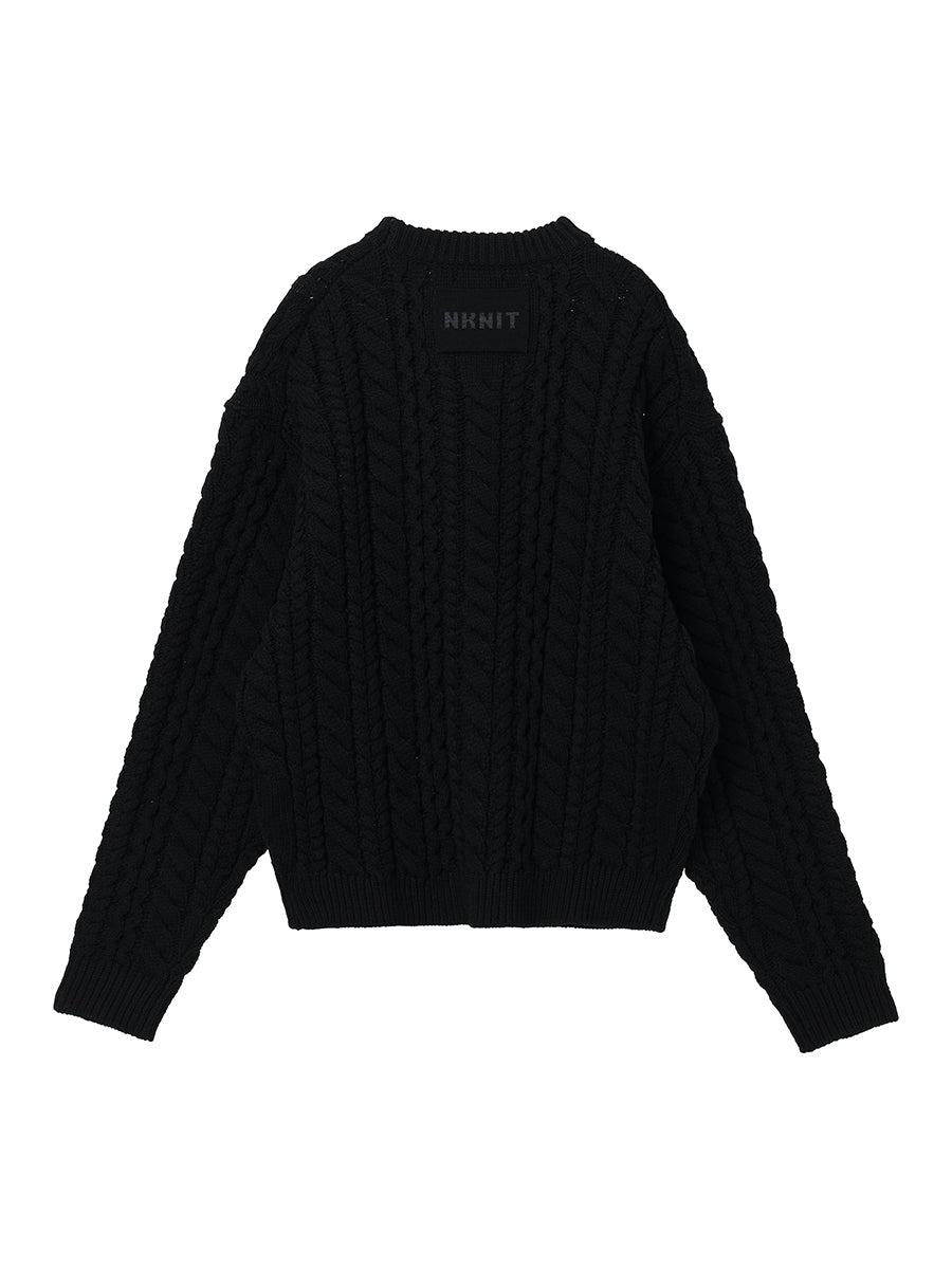 big cable KNIT