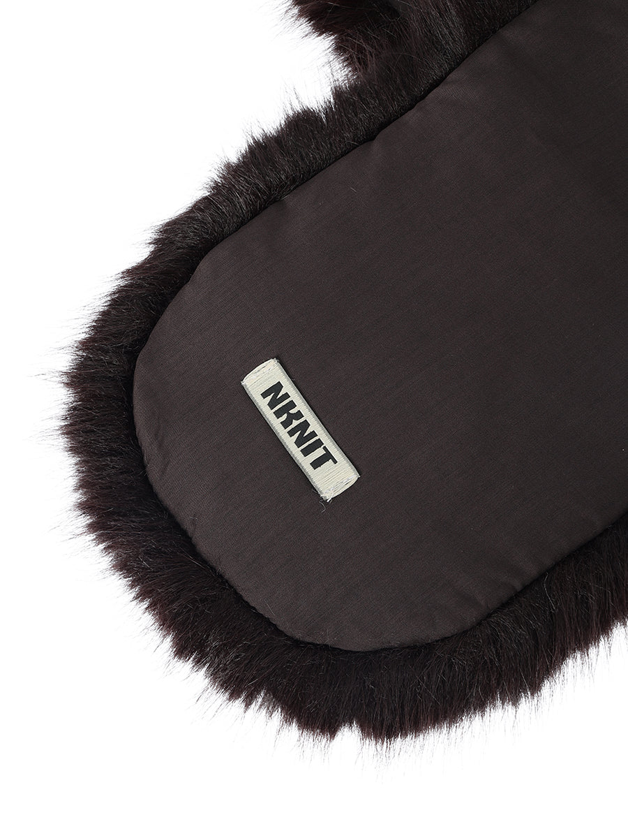 faux fur muffler