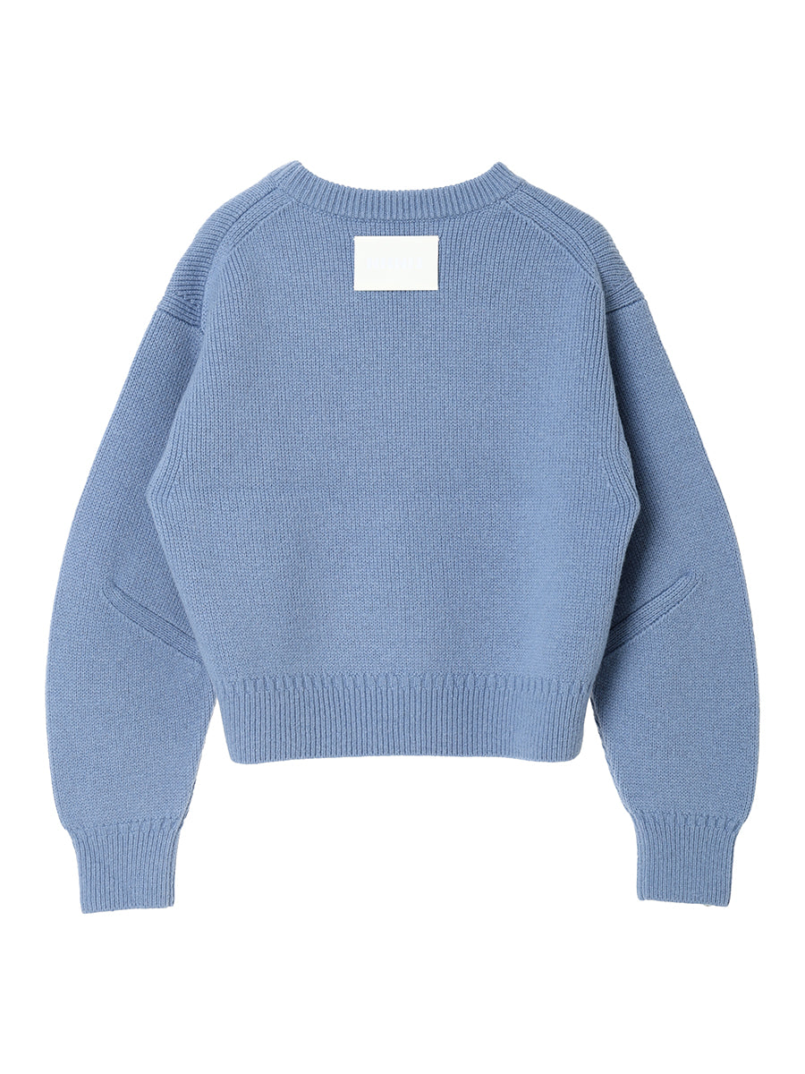 bent elbow wool KNIT