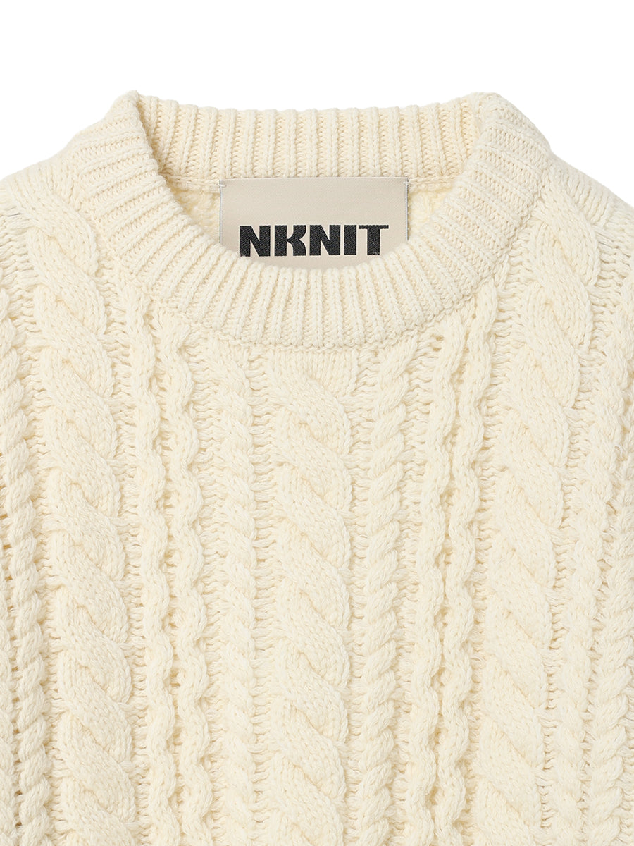 big cable KNIT