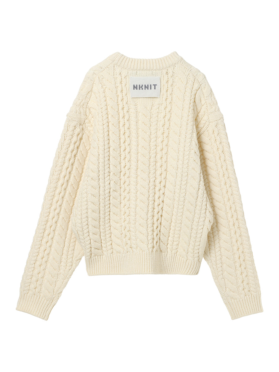 big cable KNIT