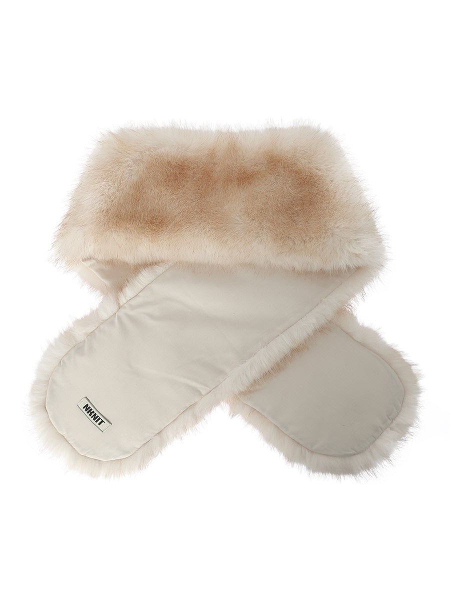 faux fur muffler