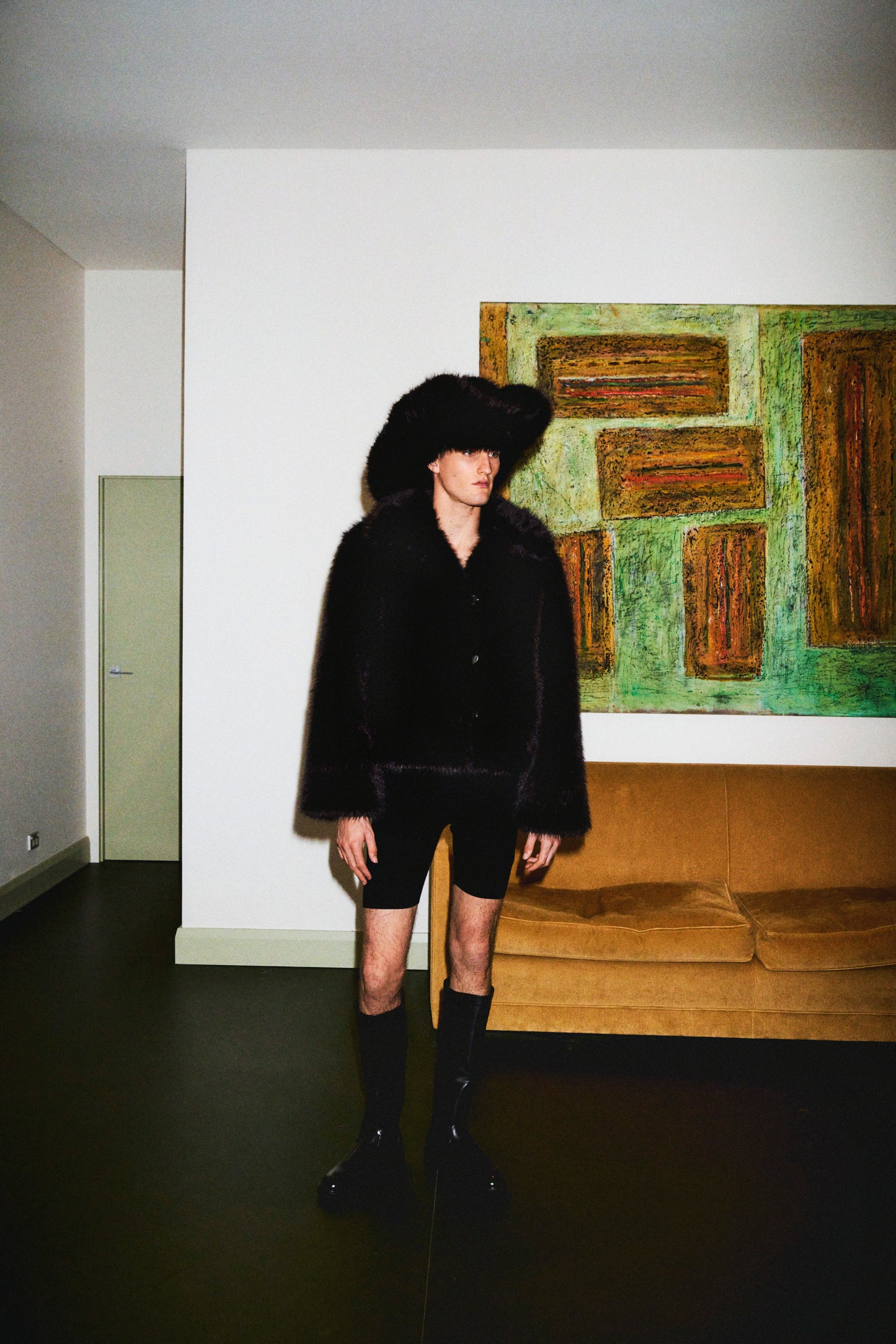 faux fur big jacket