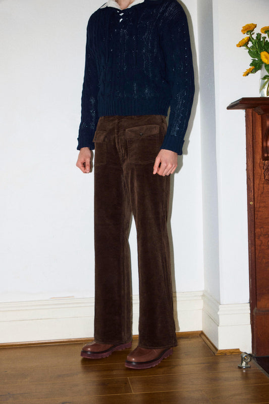 corduroy front pocket pants