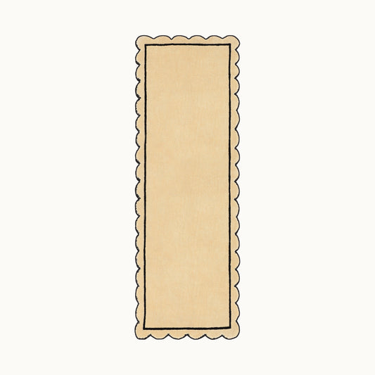 Scallop rug - Ivory -