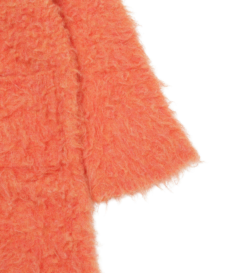 shaggy long KNIT cardigan_12