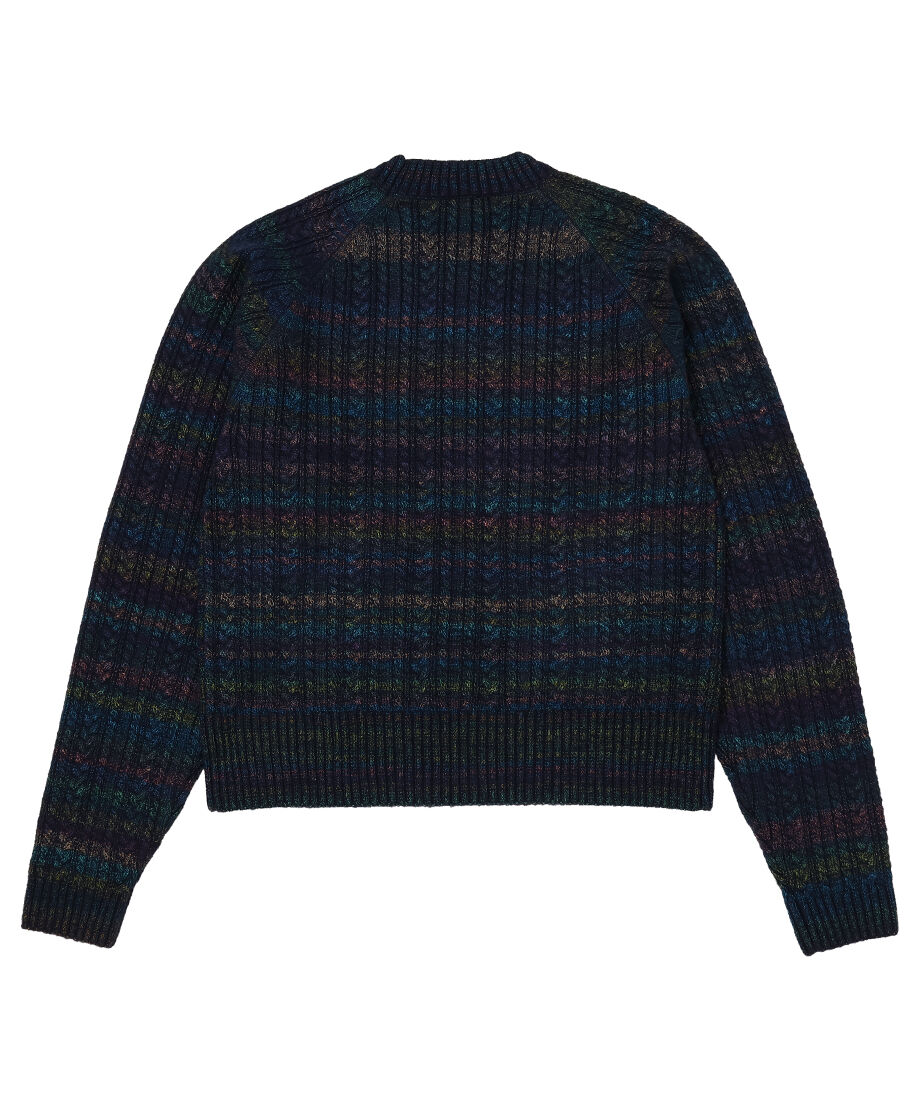 mix color cable KNIT_6