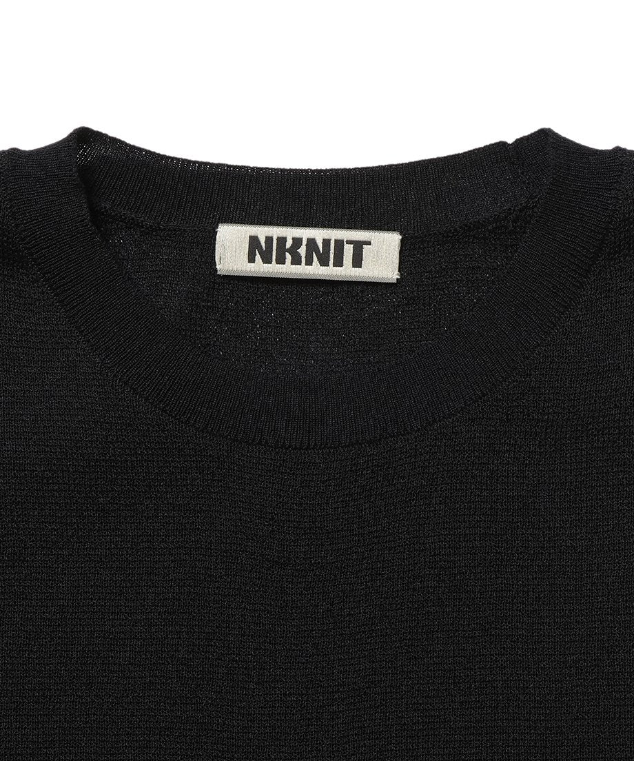 linen mix KNIT vest_12