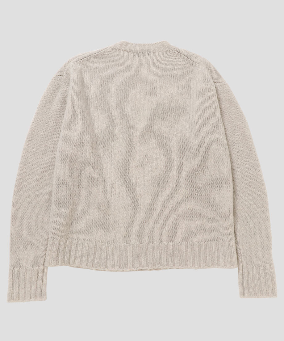 cashmere mix soft V-neck KNIT_7