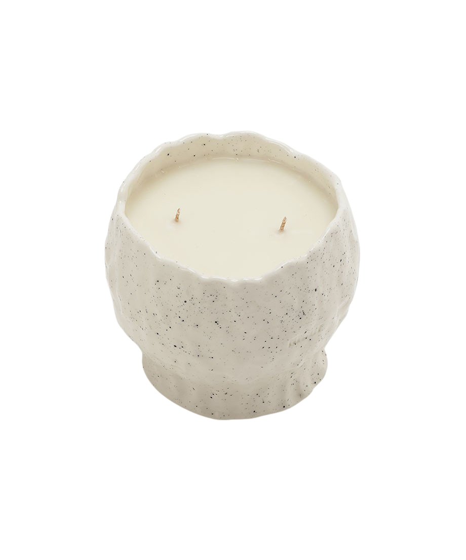 handmade ceramic candle L(HINOKI)_5