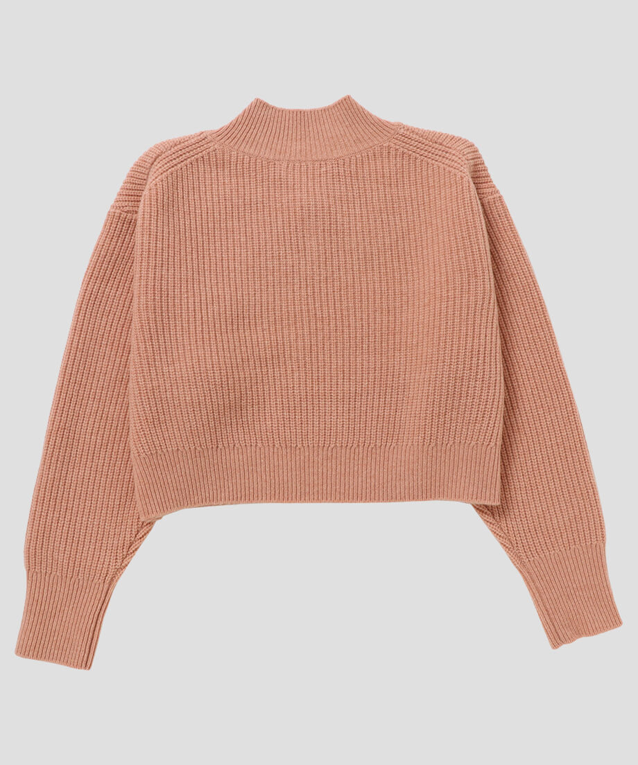 soft wool short V-neck KNIT_10