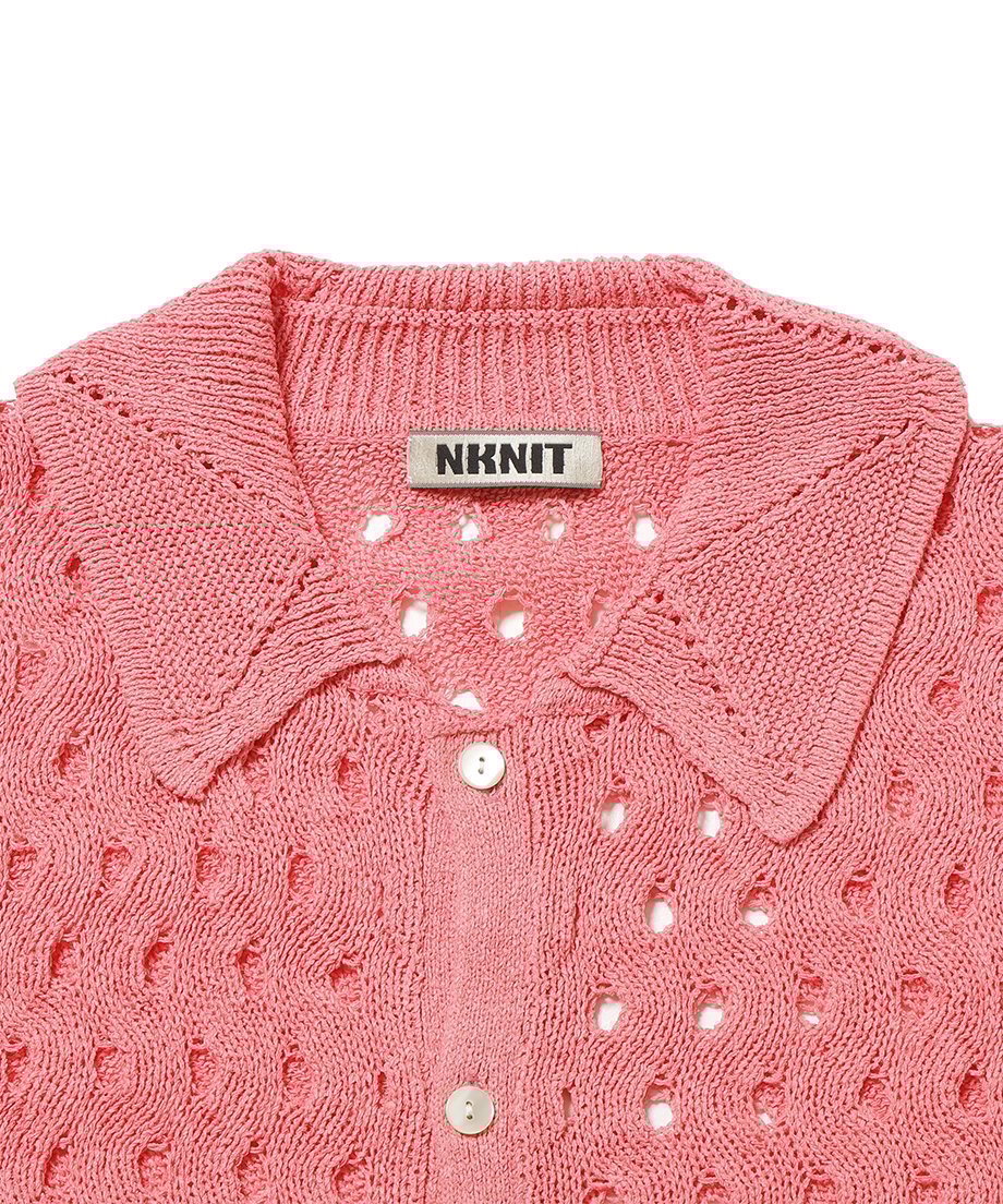 wave pattern KNIT shirt_13