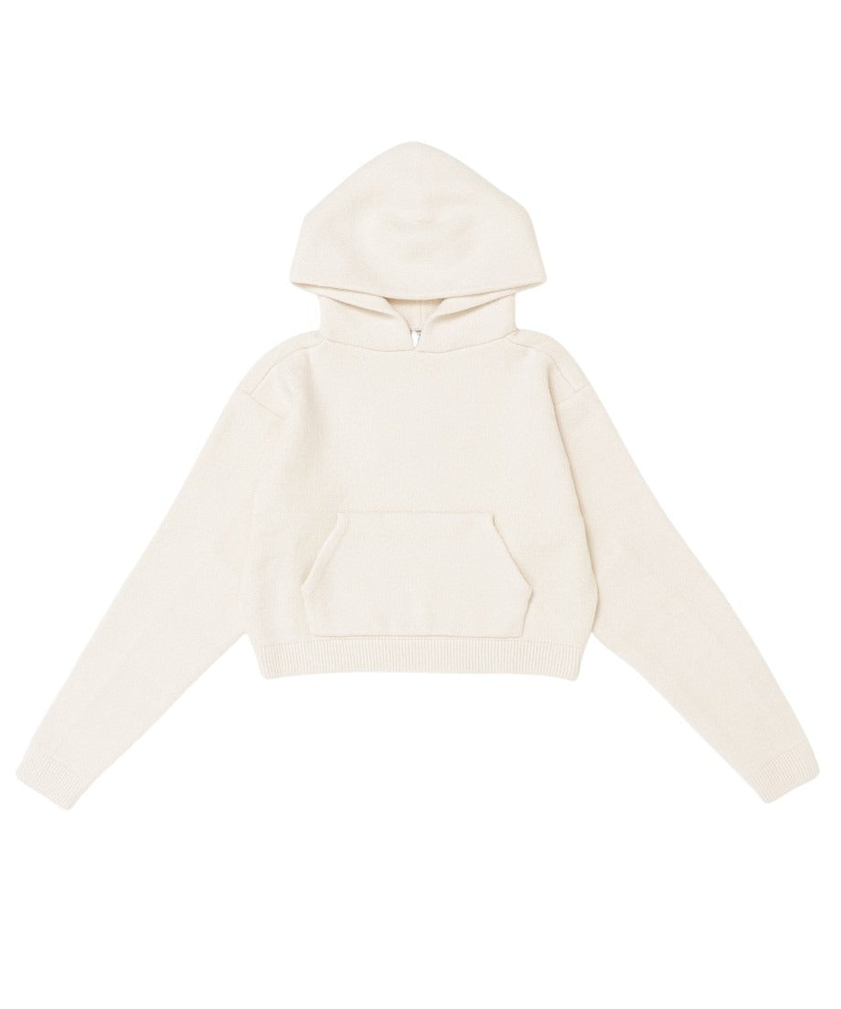 KNIT mini hoodie_4