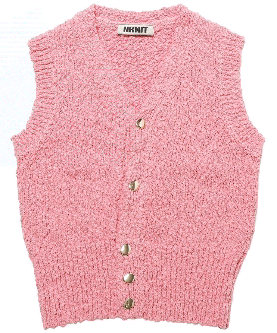 mini V-neck KNIT vest_2