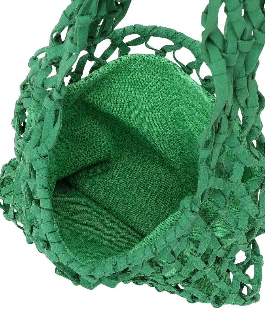 suede macrame bag 【large】_19