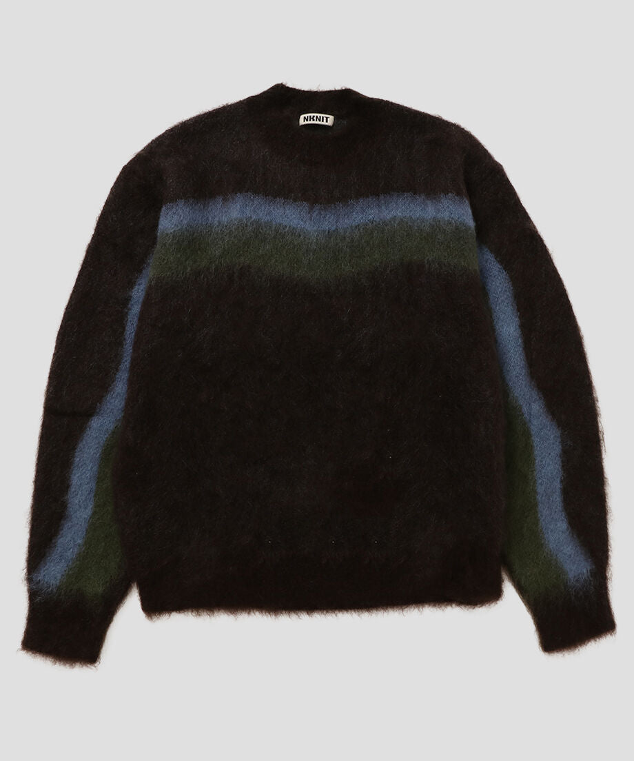 wave pattern mohair KNIT_3