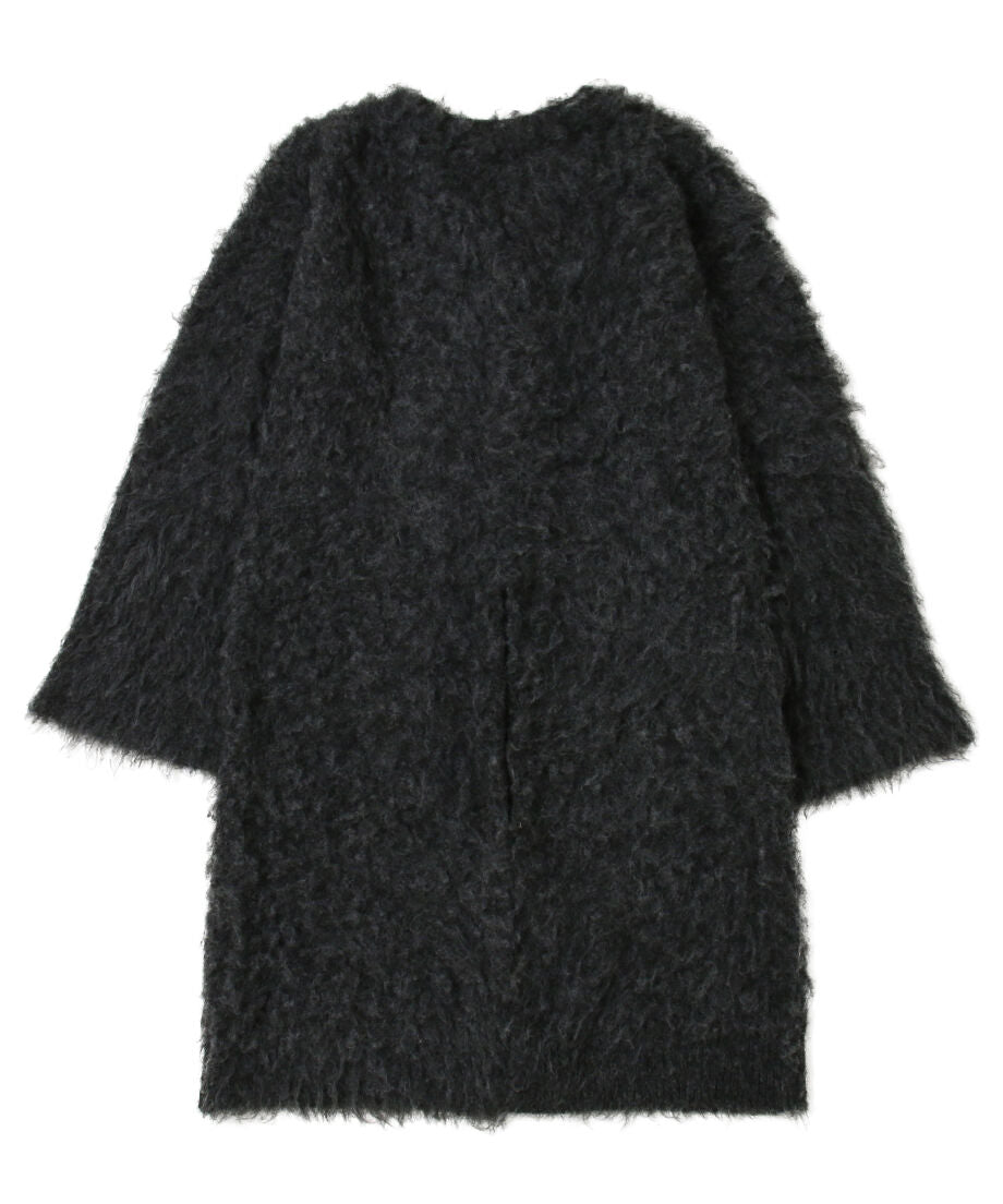 shaggy long KNIT cardigan_7