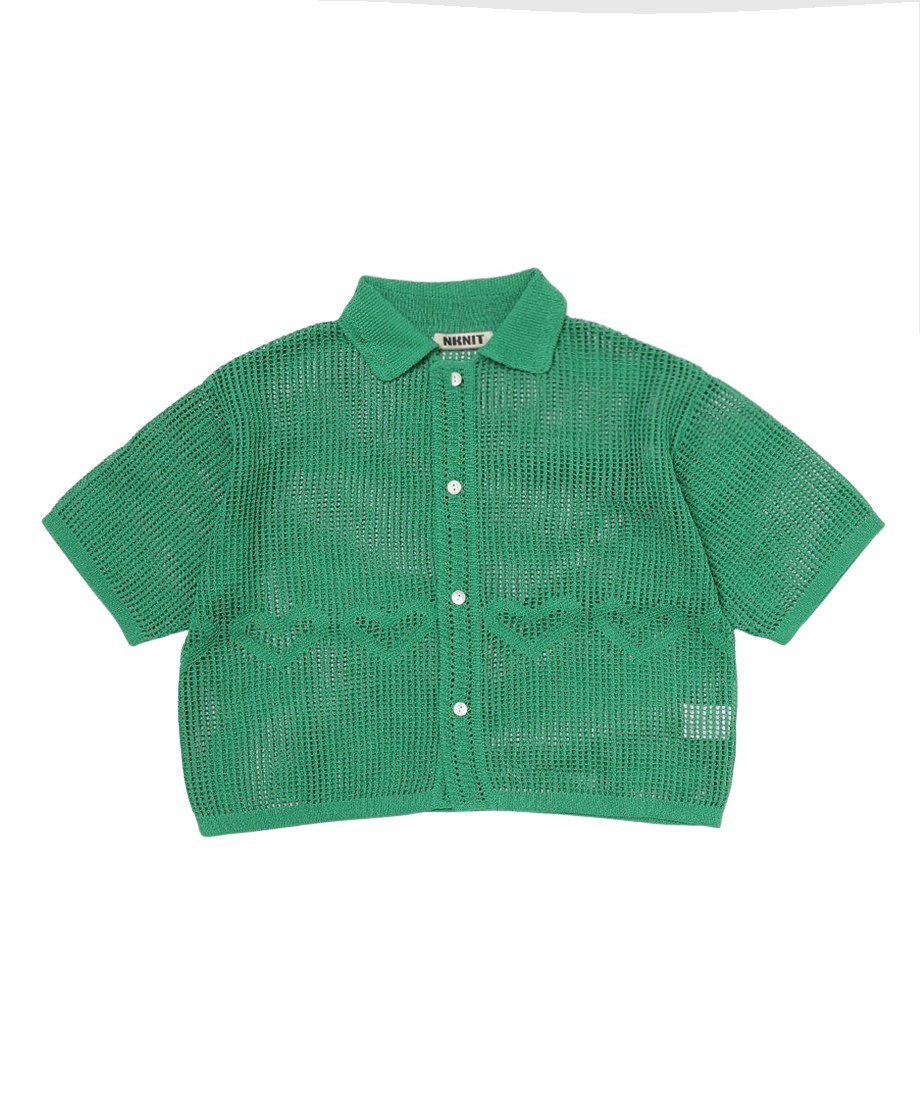mesh ♡KNIT shirt_6