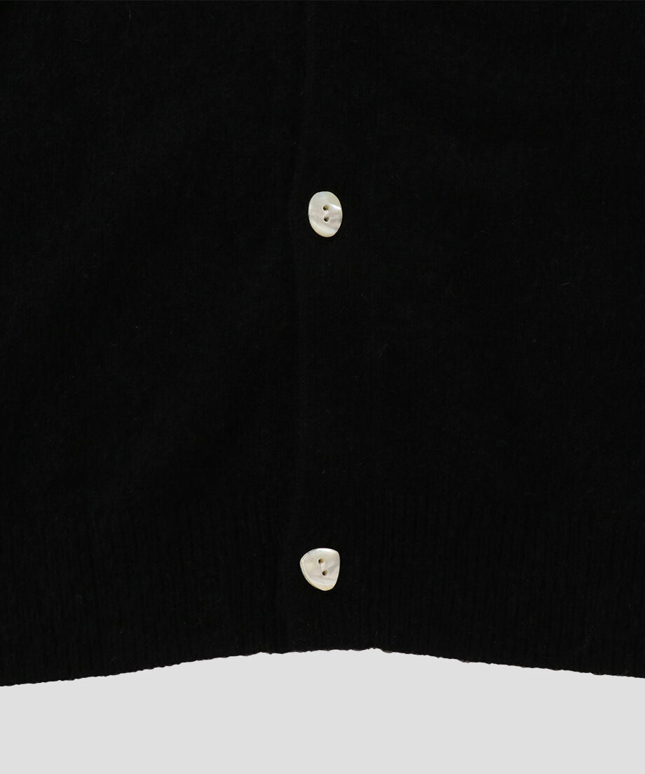 raccoon mix collar KNIT cardigan_9