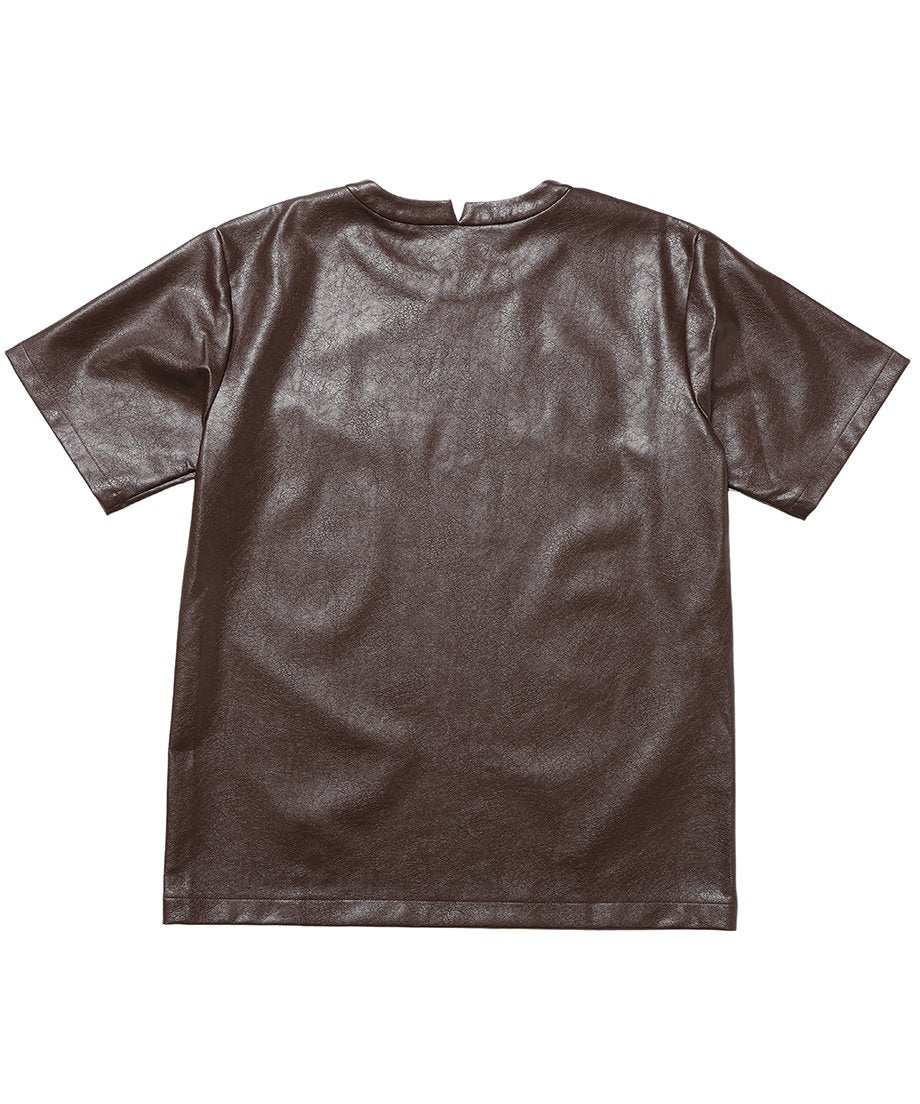 vegan leather box mini dress_6