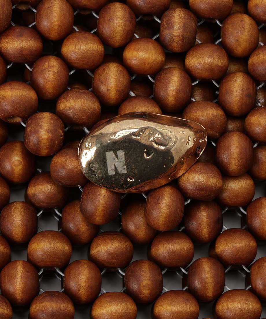 wood beads hand bag_6