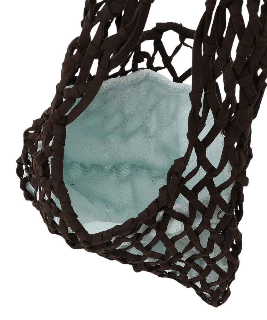 suede macrame bag 【large】_16