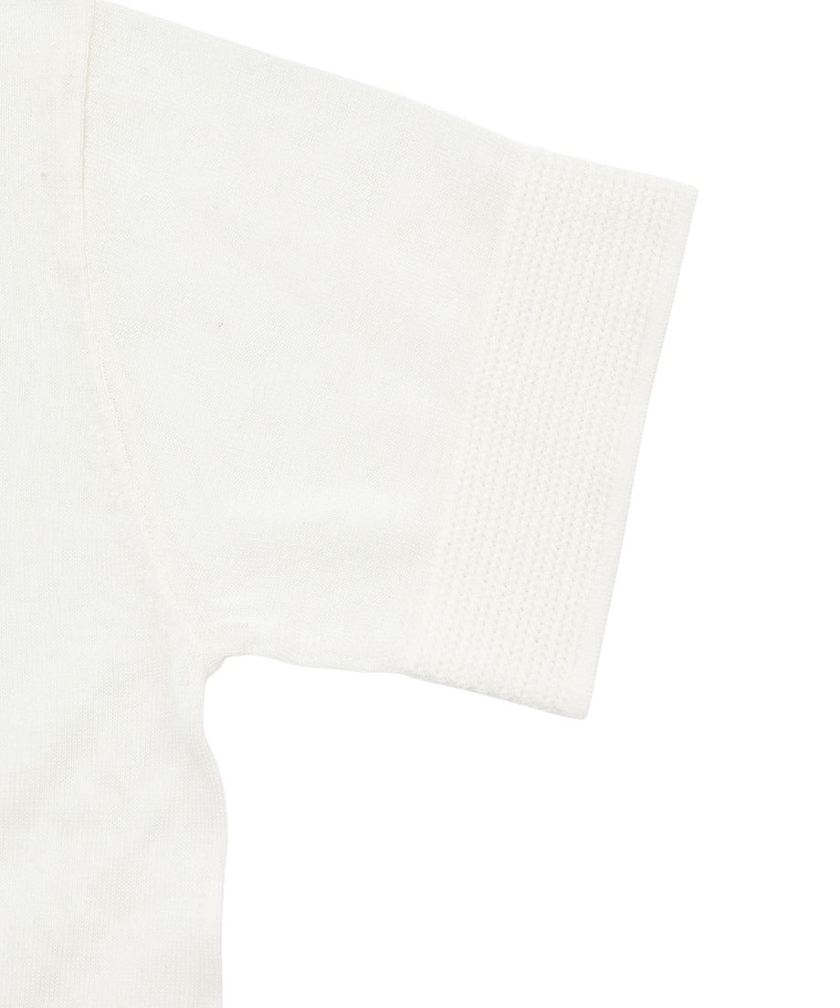 sheer wood button KNIT shirt_9