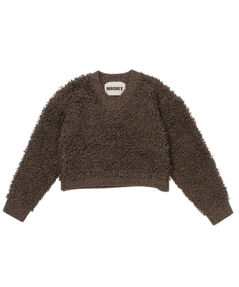mop mix color v-neck KNIT_4