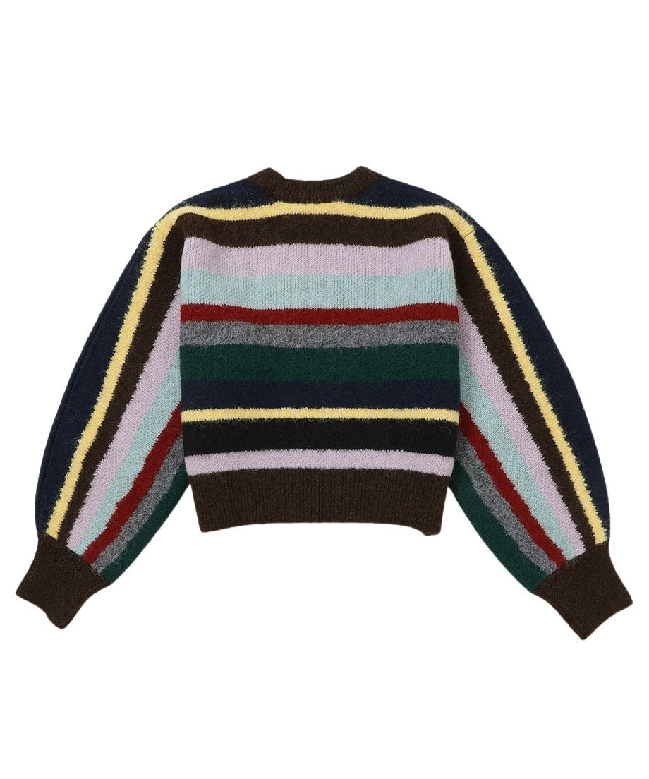 mulch color striped KNIT_4