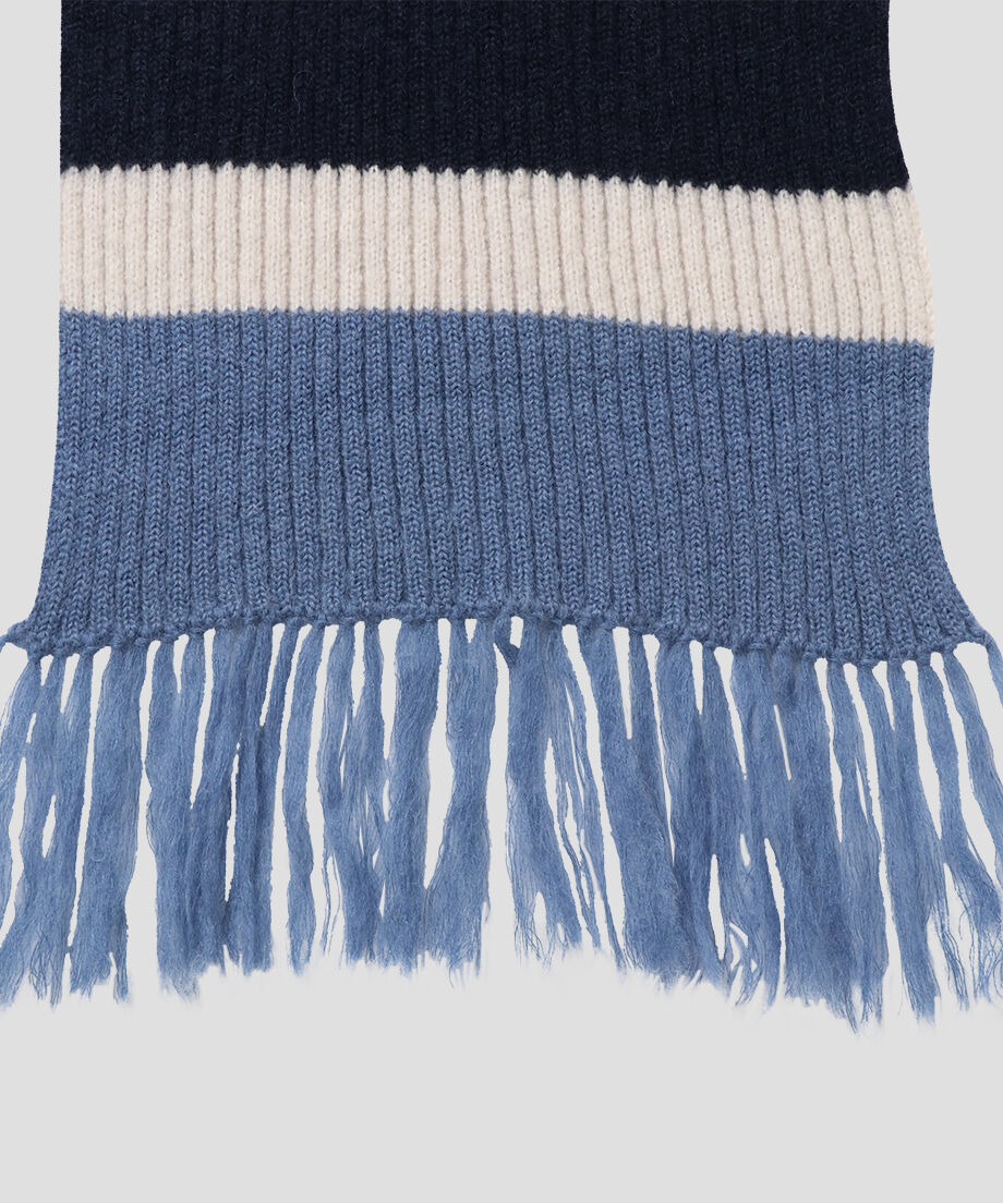 mix stripe big KNIT scarf_4