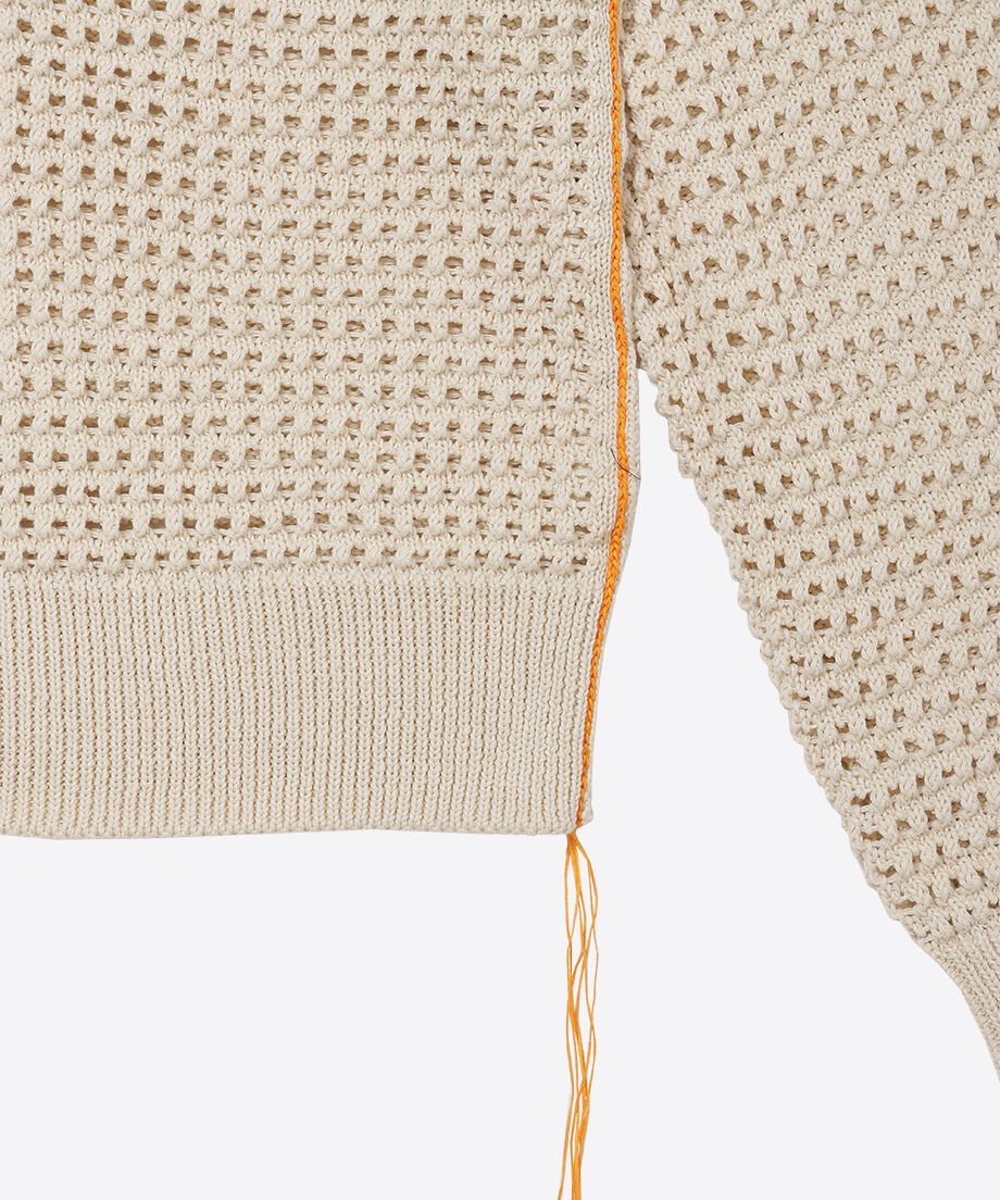 mesh knit zip foodie_9