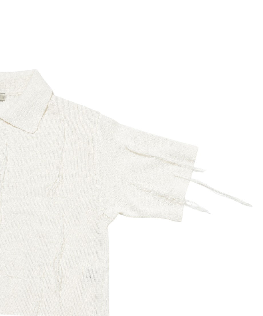 paper mix fringe KNIT shirts_9