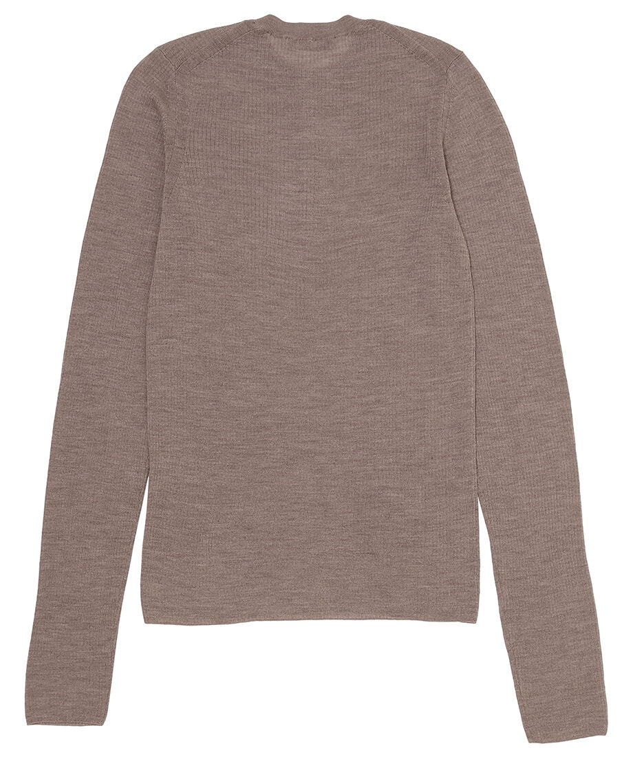 sheer wool henley neck KNIT_18