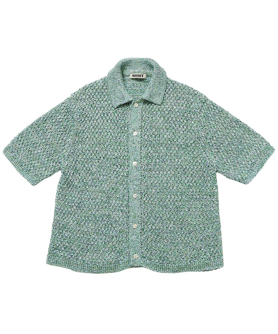 mix color KNIT shirt_3