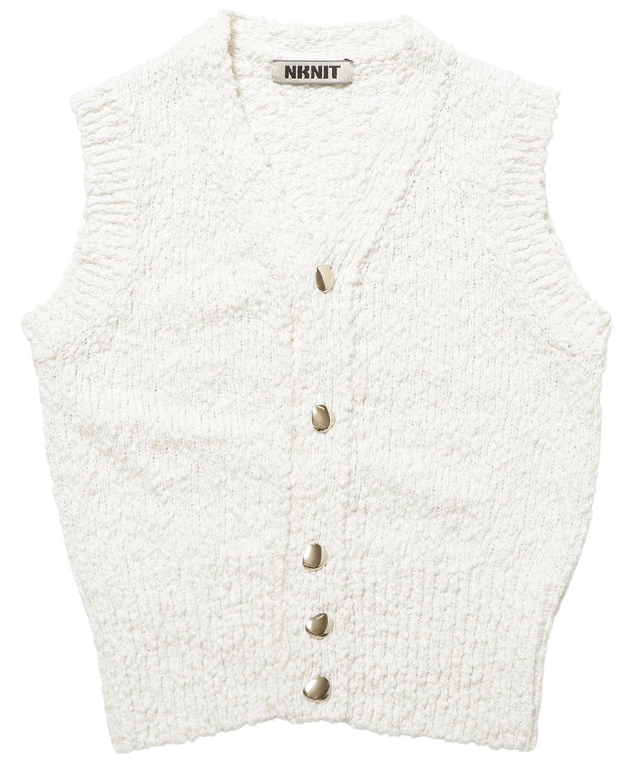 mini V-neck KNIT vest_4