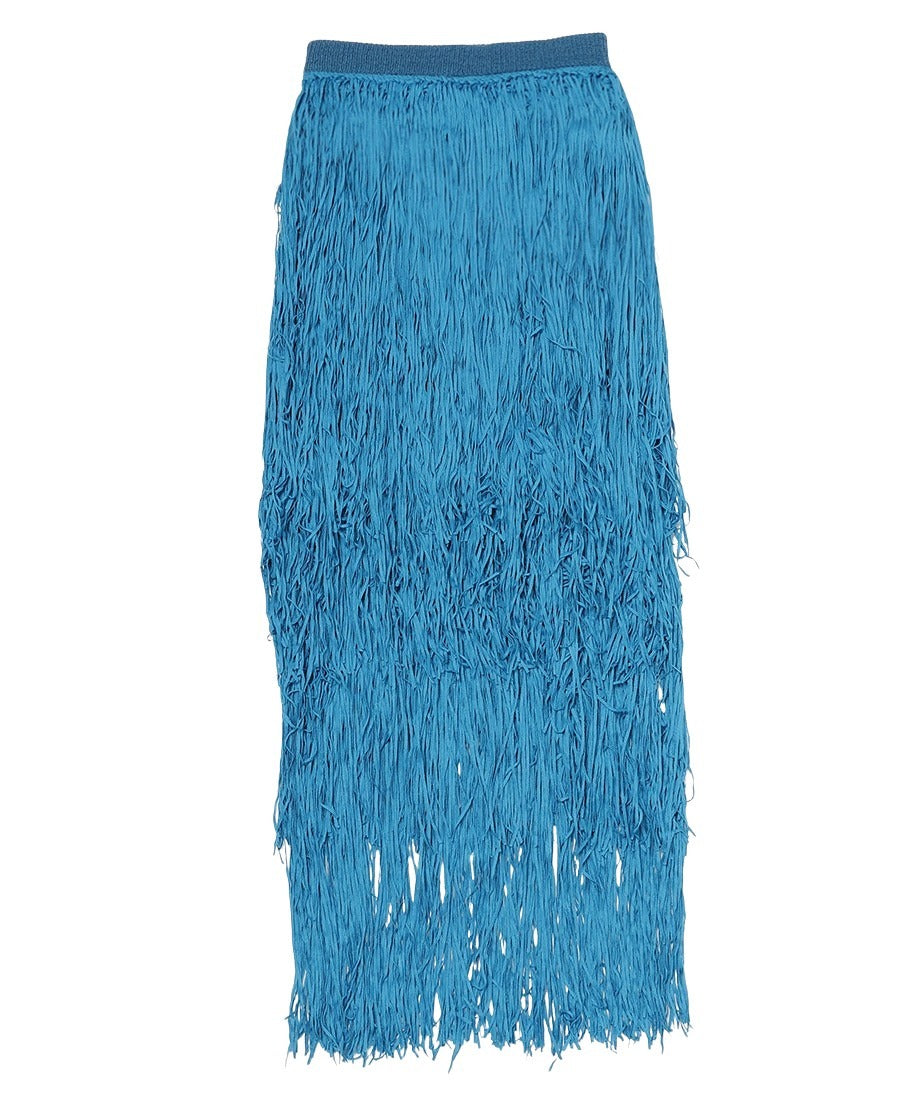 fringe KNIT skirt_2