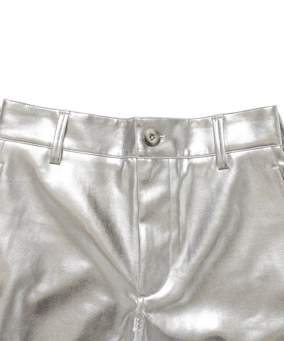 vegan leather short pants_11